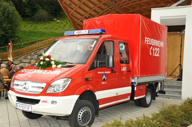 Fahrzeugweihe der Nachbarfeuerwehr Arzl i. P.