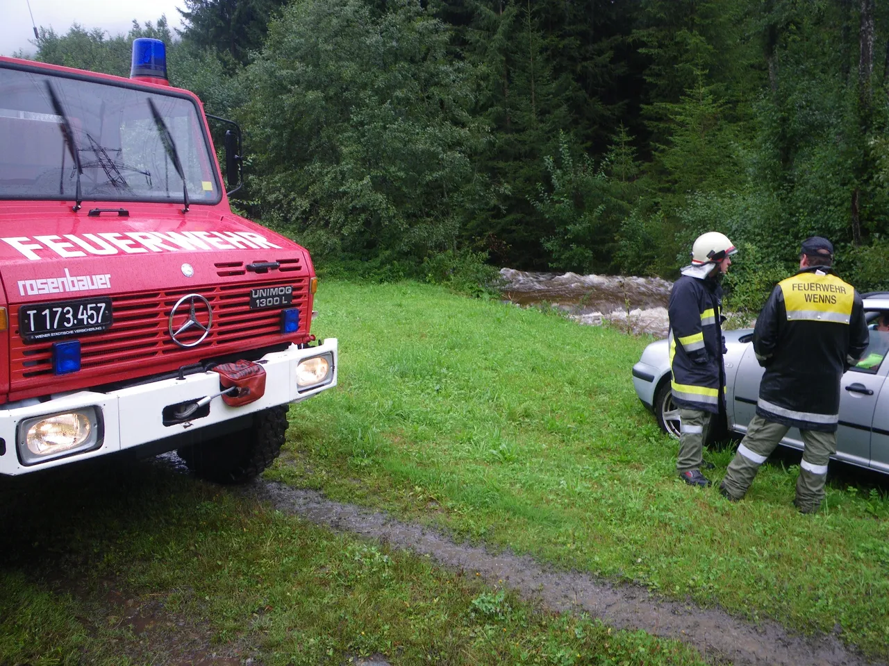 Hochwasser Tirol - Kleineinsätze in Wenns