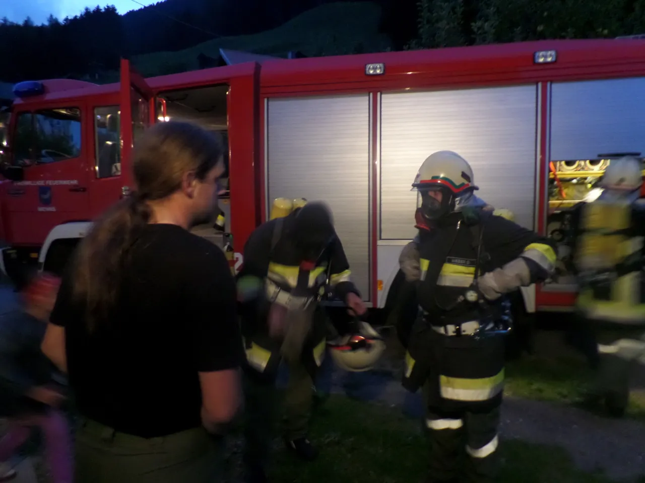 Atemschutzübung "Gebäudebrand vermisste Personen"
