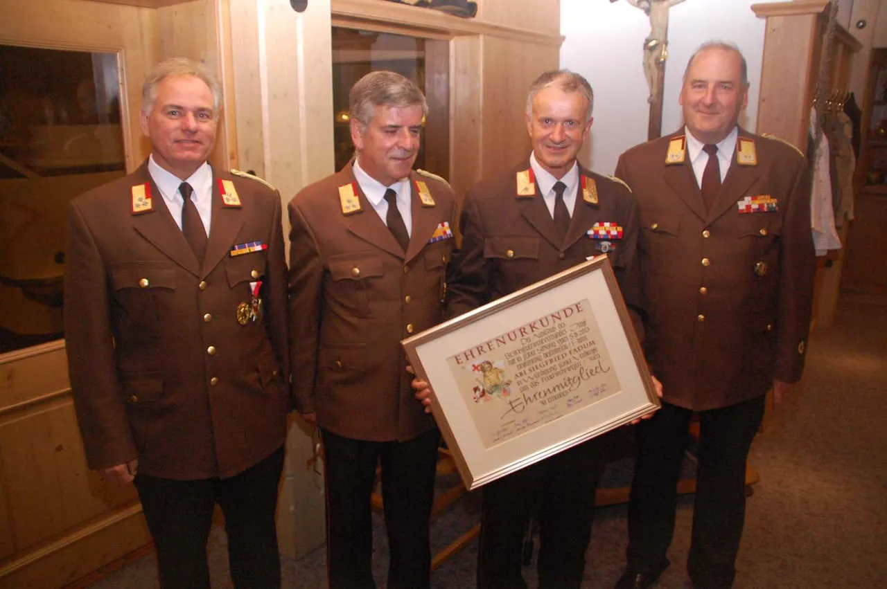 Siegfried Fadum Ehrenmitglied des BFV
