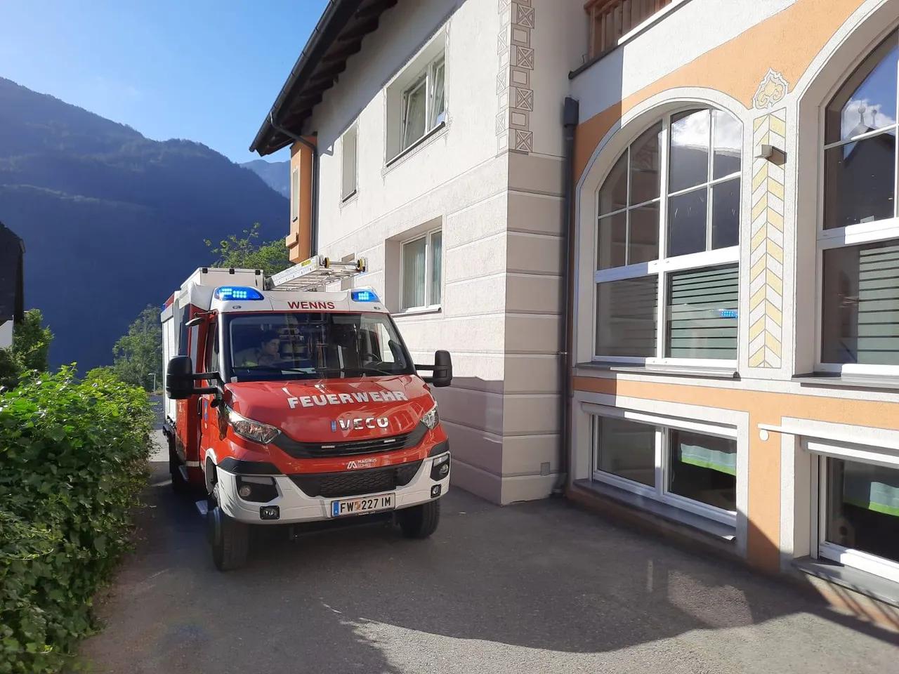 Brandmeldealarm örtlicher Hotelbetrieb