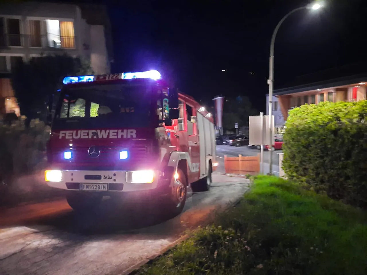 Sammelruf Brandmeldealarm örtlicher Gasthof