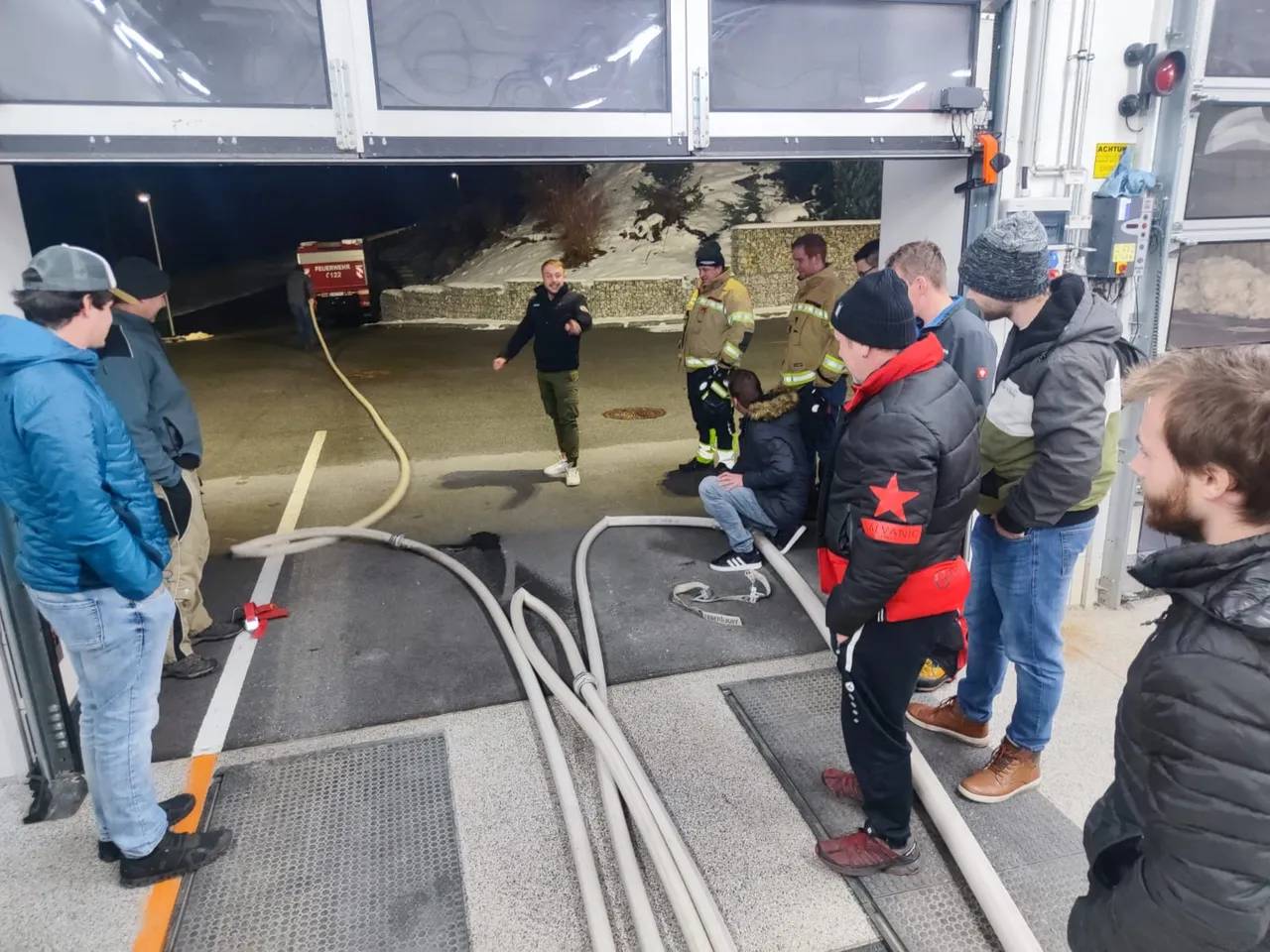 Ausschuss-Schulung Tiefgaragenbrand & Besprechung Jahresplan 2024