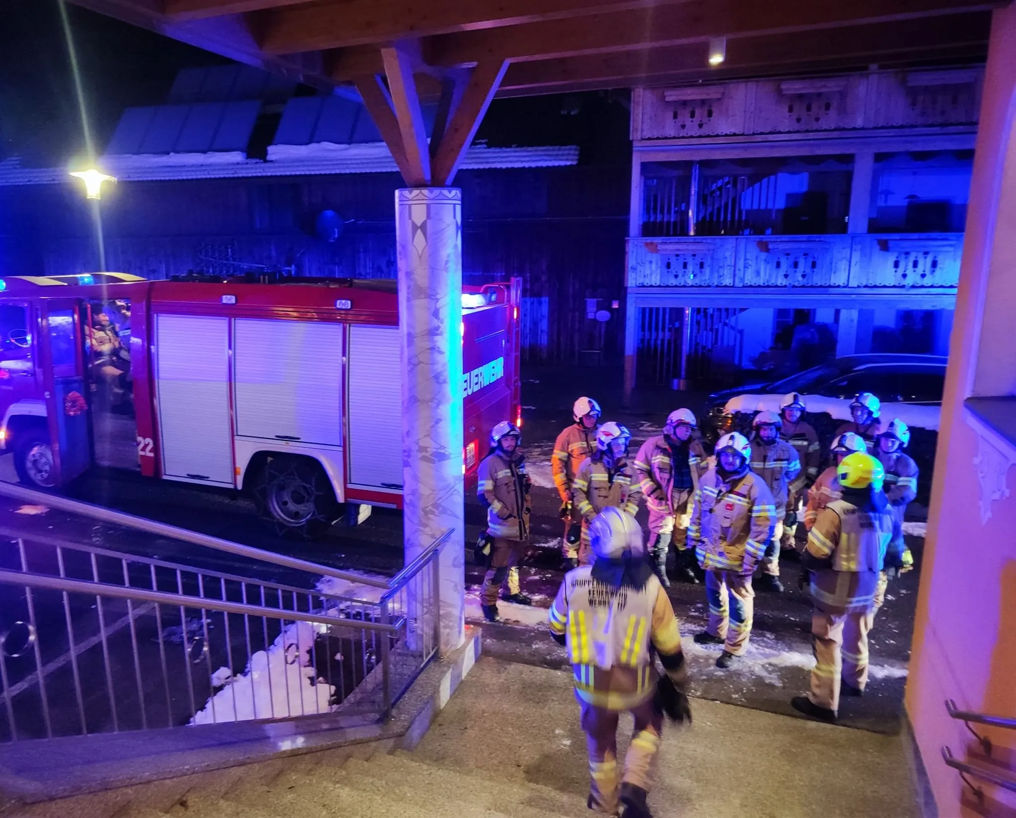Brandmeldealarm örtlicher Hotelbetrieb