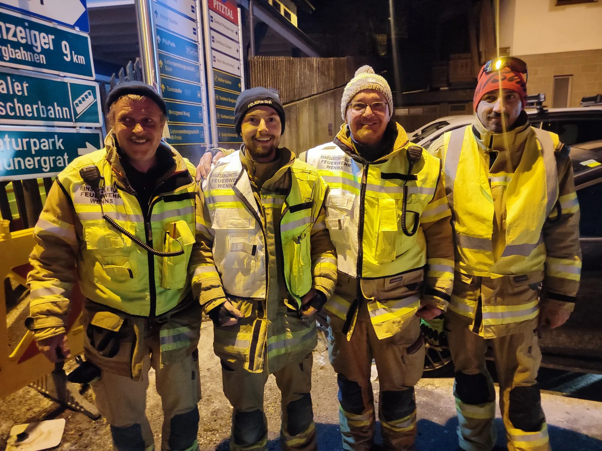 12 Ausrückungen mit insgesamt 290 ehrenamtlichen Stunden der FF Wenns für die Wenner Fasnacht