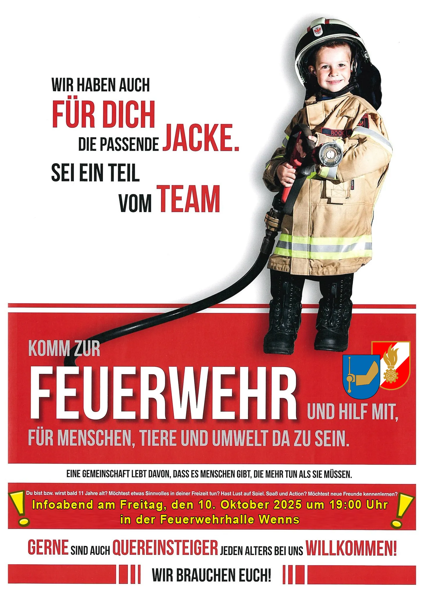 FF-Wenns News - Infoabend der Feuerwehrjugend Wenns
