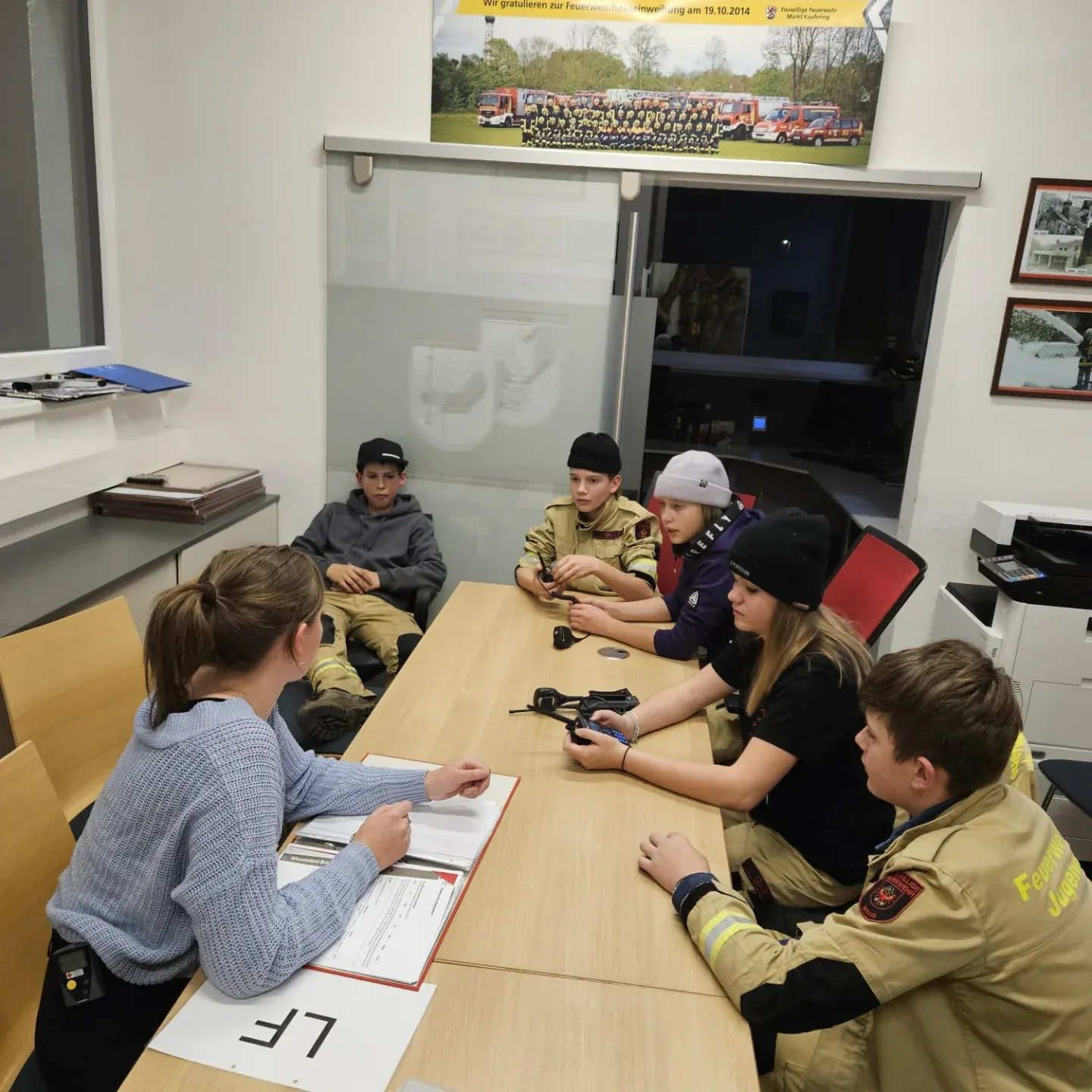 Übungen Ausbildungsgruppe und Jugendgruppe der FF Wenns