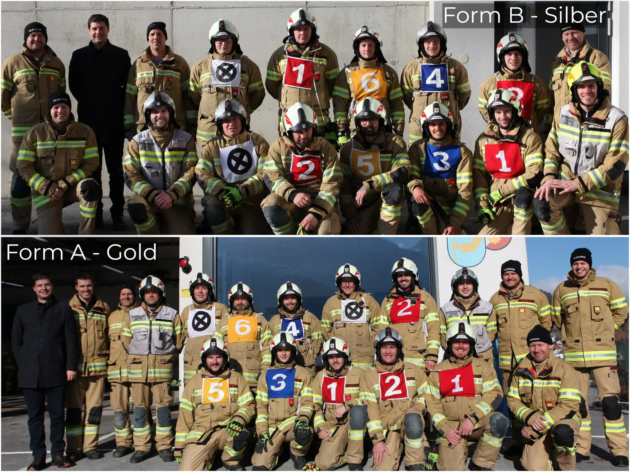 Zwei Gruppen meistern Technische Leistungsprüfung in Gold und Silber (Form A/B) mit Bravour