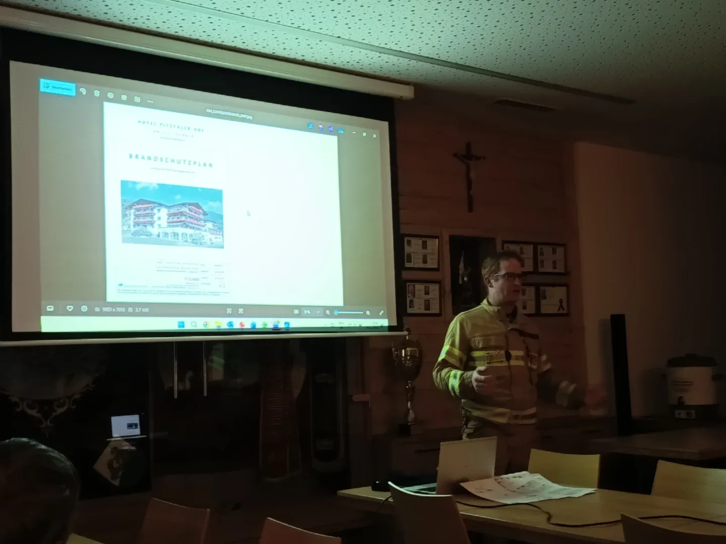 Ausschussschulung zum Thema Brandmeldeanlagen